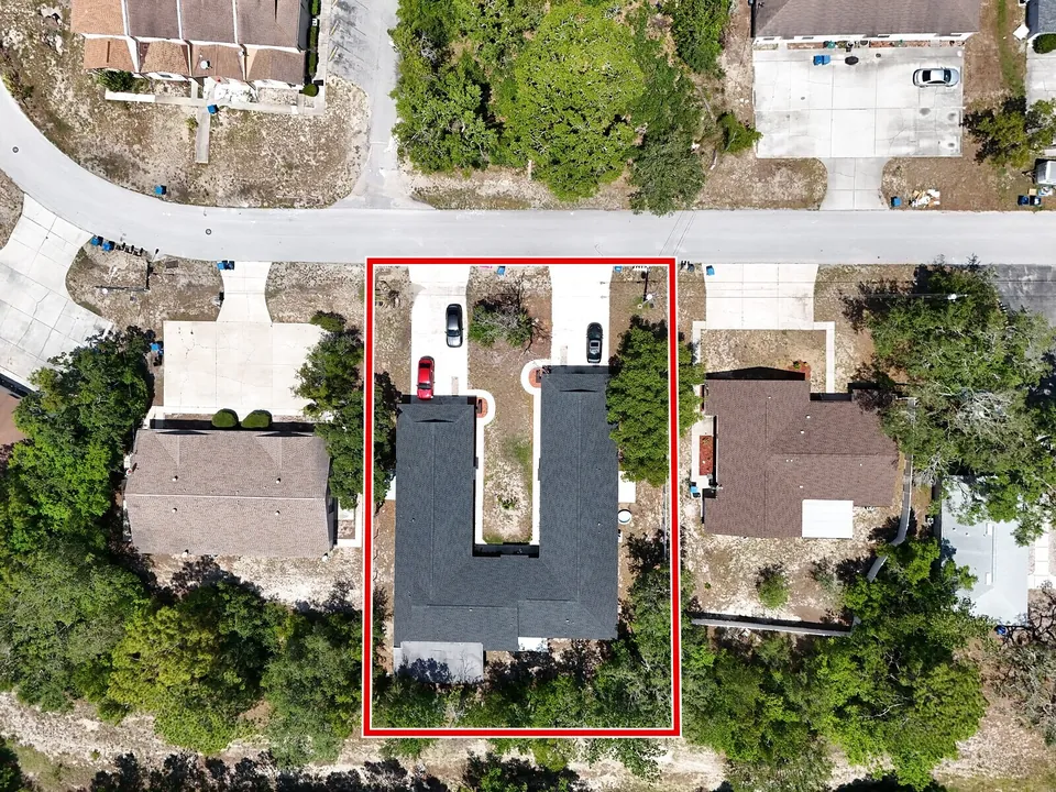 Exterior lot outline top down at 1277 Sylvia Avenue