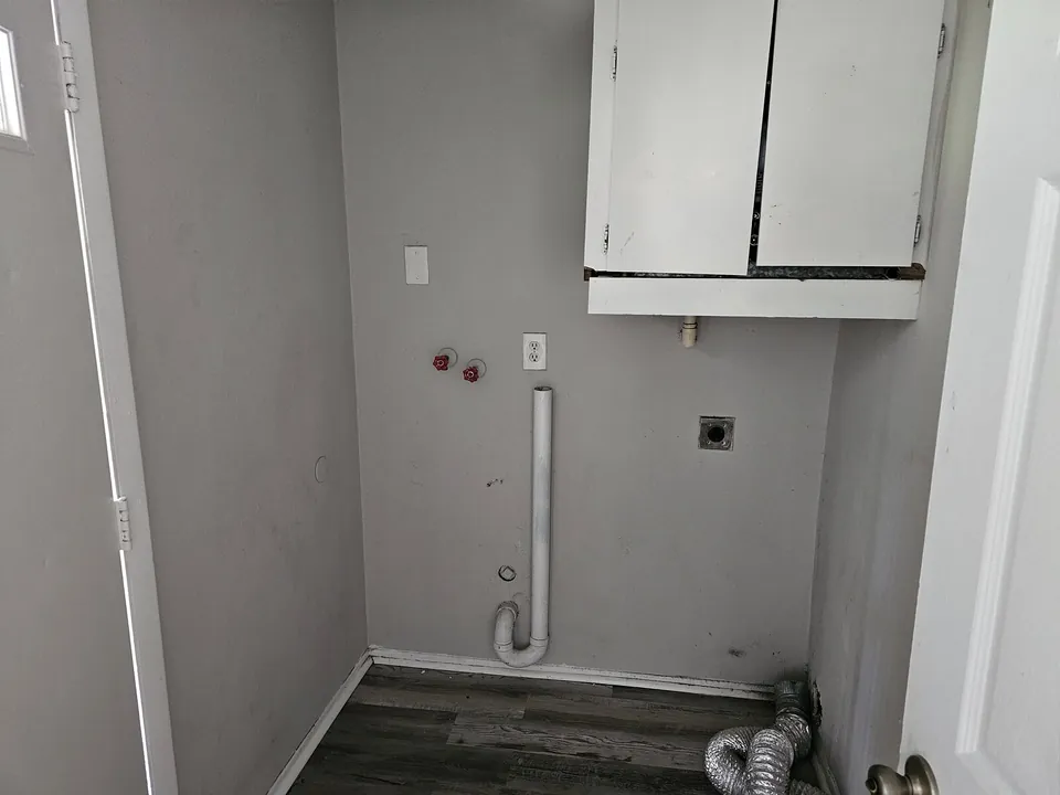 Unit laundry connections at 1277 Sylvia Avenue