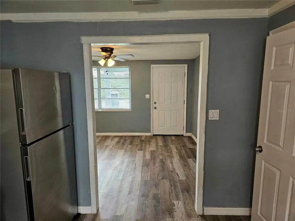 Kitchen to living view at 129 Florida Drive