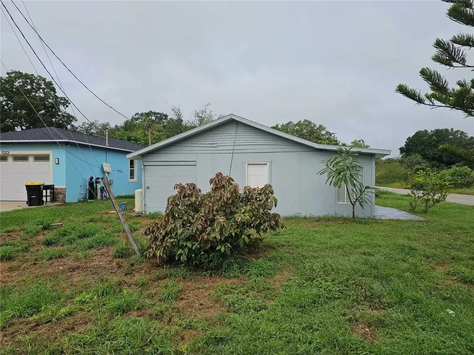 Rear yard exterior at 129 Florida Drive