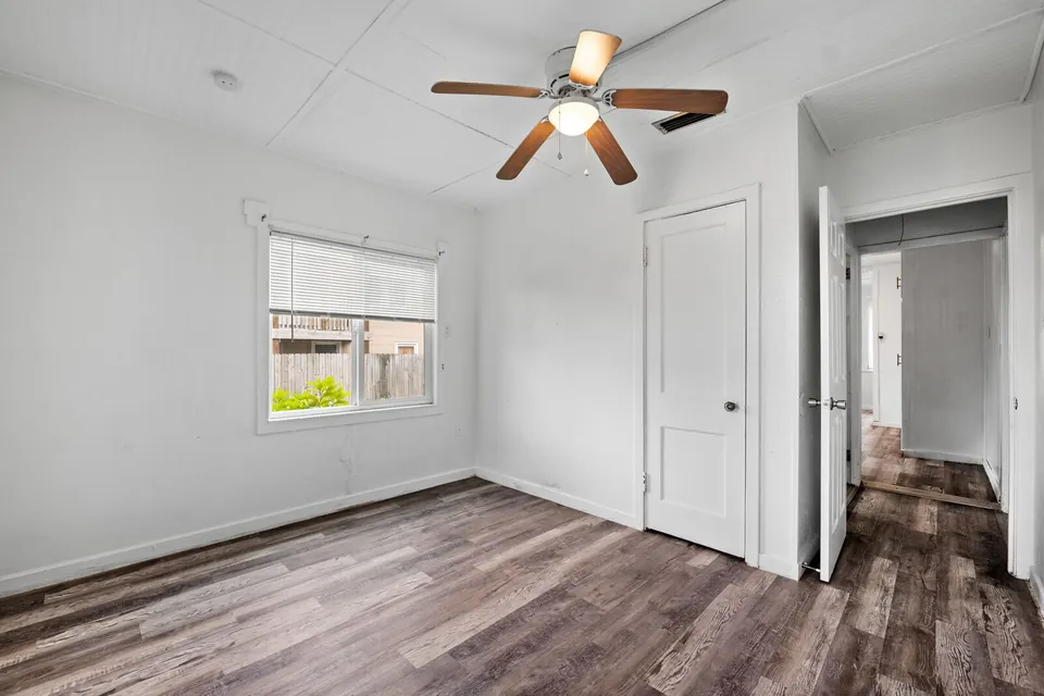 Bedroom and hallway entry