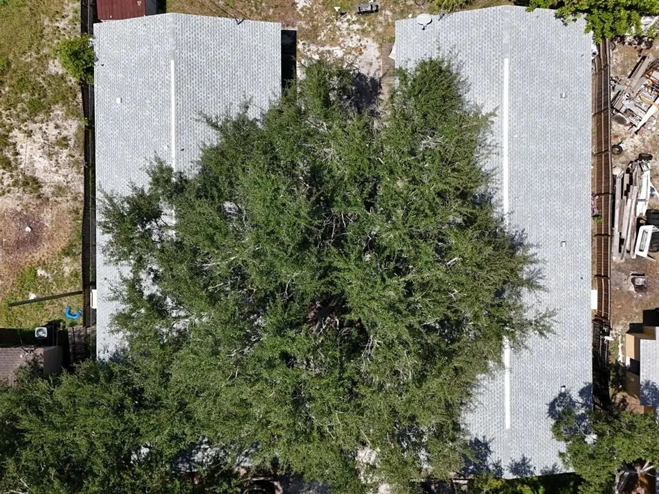 Overhead view of the triplex lot at 3753 141st Place