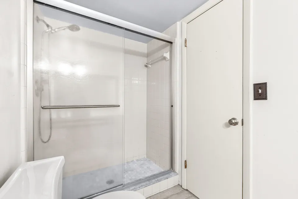 Bathroom with walk-in shower