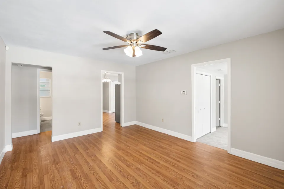 Living room and hallway