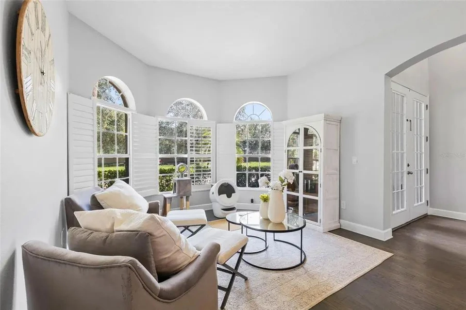 Front sitting room at 9113 Creedmoor Lane